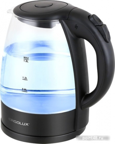 Купить Чайник ERGOLUX ELX-KG03-C02 черный 1,8л в Липецке фото 2