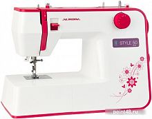 Купить Швейная машина Aurora STYLE 50, бело-малиновый в Липецке