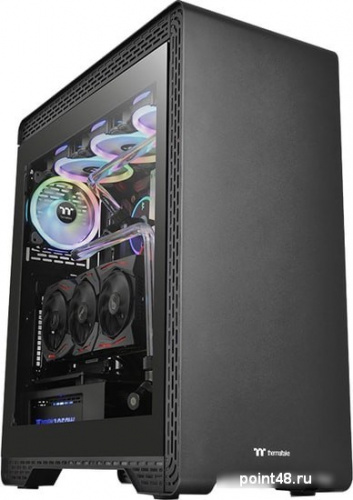 Корпус Thermaltake S500 TG черный без БП ATX 2xUSB2.0 2xUSB3.0 audio bott PSU