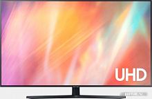 Купить Телевизор LED Samsung 55  UE55AU7500UXRU 7 черный/Ultra HD/60Hz/DVB-T2/DVB-C/DVB-S2/USB/WiFi/Smart TV (RUS) в Липецке