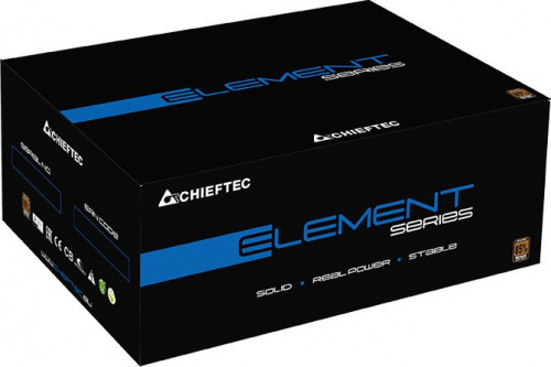 Блок питания Chieftec Element ELP-700S-Bulk (ATX 2.3, 700W, 85 PLUS, Active PFC, 120mm fan, power cord) OEM фото 3