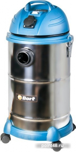 Купить Строительный пылесос Bort BSS-1530N-Pro 1400Вт (уборка: сухая/влажная) серебристый в Липецке