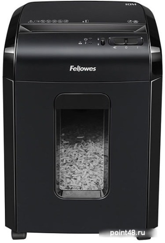 Купить Шредер Fellowes PowerShred 10M (секр.P-5)/фрагменты/10лист./19лтр./скобы/пл.карты в Липецке