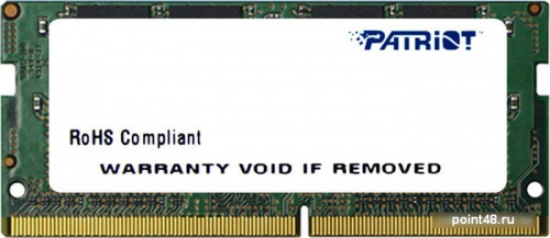 Память DDR4 4Gb 2133MHz Patriot PSD44G213381 RTL PC4-17000 CL15 DIMM 288-pin 1.2В