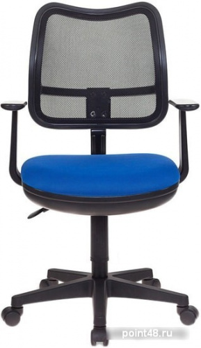 Кресло Бюрократ CH-797AXSN/26-21 спинка сетка черный сиденье синий 26-21 ткань крестовина пластиковая фото 2