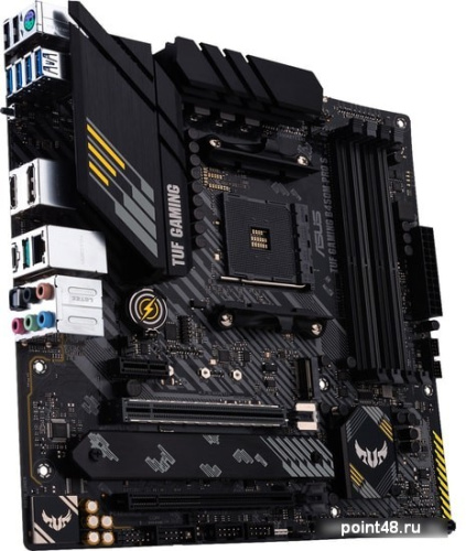 Материнская плата Asus TUF GAMING B450M-PRO S Soc-AM4 AMD B450 4xDDR4 mATX AC`97 8ch(7.1) 2.5Gg RAID+HDMI+DP фото 3