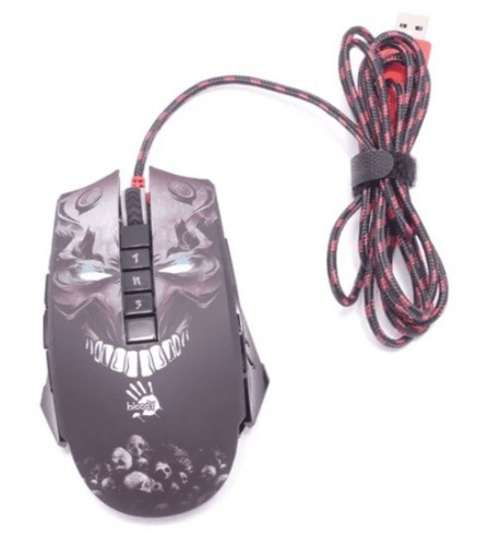 Купить Мышь A4 Bloody P85s Skull рисунок оптическая (8000dpi) USB (8but) в Липецке фото 2