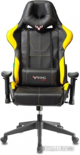 Кресло Бюрократ Viking 5 Aero (черный/желтый) фото 2