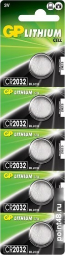Купить Батарея GP Lithium CR2032 (5шт) в Липецке