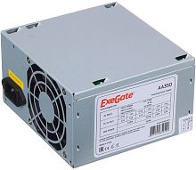 Блок питания 350W Exegate AA350, ATX, 8cm fan, 24p+4p, 2*SATA, 1*IDE