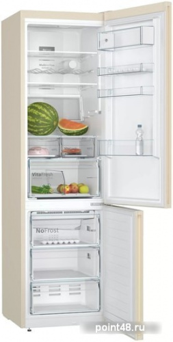 Холодильник Bosch KGN39XK28R бежевый (двухкамерный) в Липецке фото 3