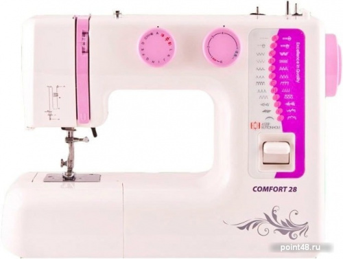 Купить Швейная машина Comfort 28, бело-малиновый в Липецке