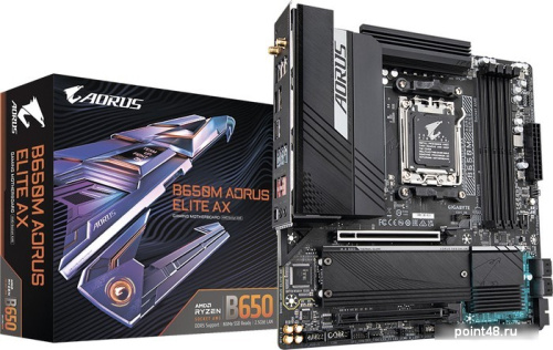 Материнская плата Gigabyte B650M Aorus Elite AX фото 3