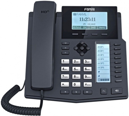 Купить Телефон IP Fanvil X5U черный в Липецке фото 2