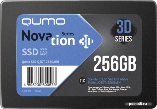 SSD QUMO Novation 3D 256GB Q3DT-256GAEN