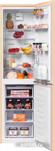 Холодильник двухкамерный Beko RCNK 335K20 SB, морозильная камера снизу, цвет бежевый в Липецке фото 3