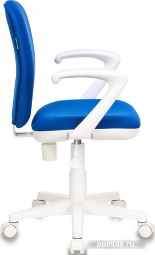 Кресло детское Бюрократ KD-W10AXSN/26-21 синий 26-21 (пластик белый) фото 3