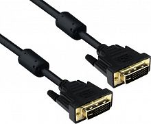 Купить Кабель DVI dual link (25M-25M) 1.8м Exegate, позолоченные контакты в Липецке
