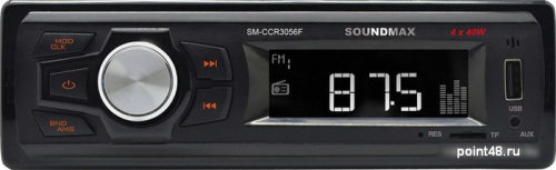 Автомагнитола Soundmax SM-CCR3056F 1DIN 4x40Вт в Липецке от магазина Point48