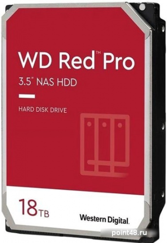 Жесткий диск WD Original SATA-III 18Tb WD181KFGX NAS Red Pro (7200rpm) 512Mb 3.5