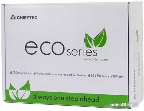 Блок питания Chieftec Eco GPE-700S (ATX 2.3, 700W, 85 PLUS, Active PFC, 120mm fan) Retail фото 2