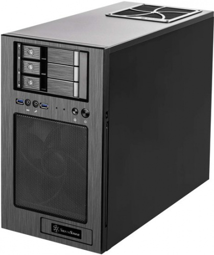Корпус Silverstone SST-CS330B Case Storage Micro-ATX Tower Computer Case, support 7x 3.5  or 2.5  Hot-Swap HDD Bays + 1x 3,5  or 2,5 , black internal and black outs e