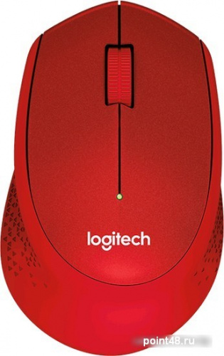 Купить Мышь Logitech M330 Silent Plus красный оптическая (1000dpi) беспроводная USB (2but) в Липецке