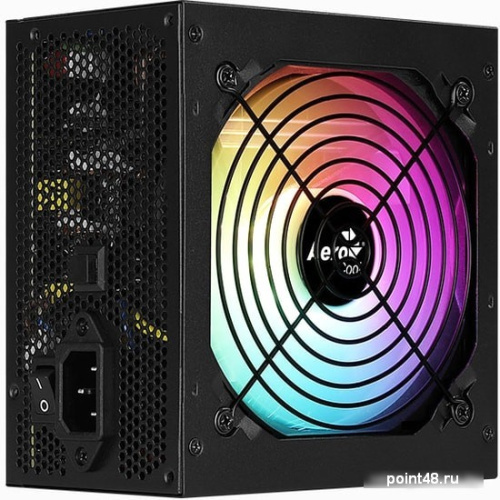 Блок питания Aerocool ATX 850W KCAS PLUS GOLD 850W ARGB 80+ gold 24+2x(4+4) pin APFC 120mm fan color LED 8xSATA RTL