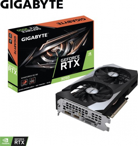Видеокарта Gigabyte GeForce RTX 3050 WindForce OC 8G GV-N3050WF2OC-8GD фото 2