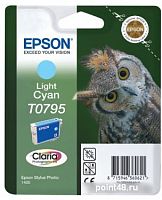 Купить Картридж струйный Epson T0795 C13T07954010 светло-голубой (11.1мл) для Epson P50/PX660 в Липецке