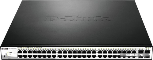 Купить Коммутатор D-Link DGS-1210-52MP/ME DGS-1210-52MP/ME/B1A 48G 4SFP 48PoE 370W управляемый в Липецке