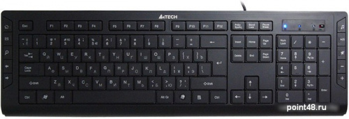 Купить Клавиатура A4Tech KD-600 черный USB slim Multimedia в Липецке