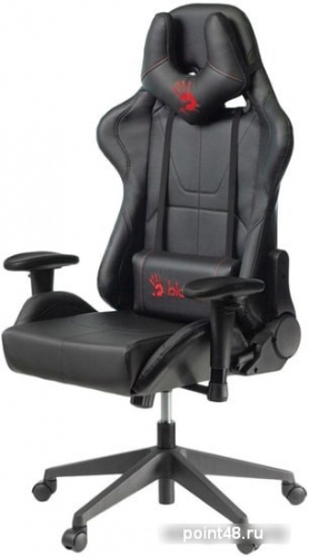 Кресло игровое A4Tech Bloody GC-500, черный, эко.кожа, крестовина пластик (500866) фото 2