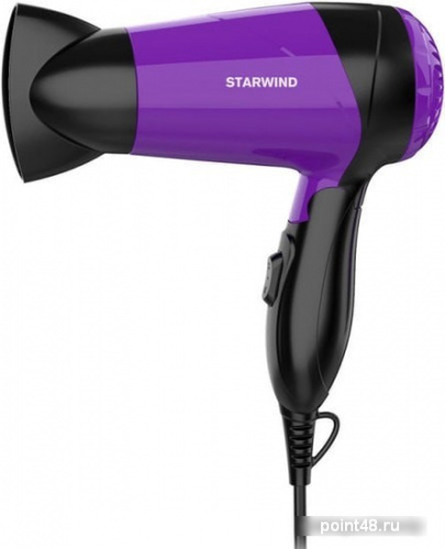 Купить Фен Starwind SHP6102 1600Вт черный/фиолетовый в Липецке