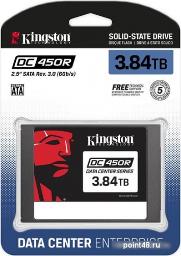 Накопитель SSD Kingston SATA III 3.75Tb SEDC450R/3840G DC450R 2.5  0.4 DWPD фото 3