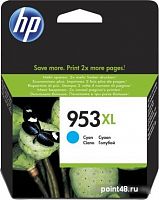 Купить Картридж струйный HP 953XL F6U16AE голубой (1600стр.) для HP OJP 8710/8715/8720/8730/8210/8725 в Липецке