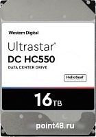 Жесткий диск WD Original SATA-III 16Tb 0F38462 WUH721816ALE6L4 Ultrastar DC HC550 (7200rpm) 512Mb 3.5