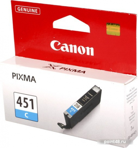 Купить Картридж ориг. Canon CLI-451C голубой для Canon PIXMA MG6340/MG5440/IP7240 в Липецке фото 2