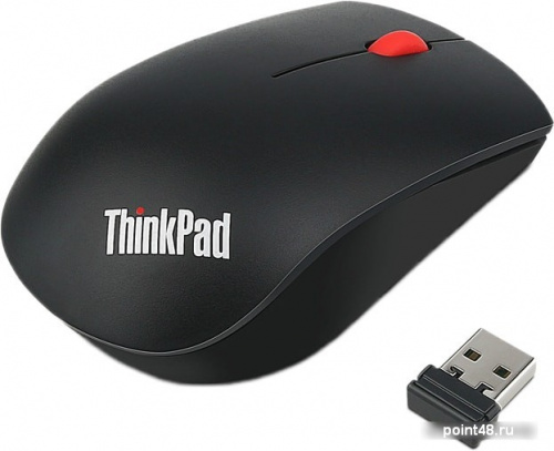 Купить Мышь Lenovo ThinkPad Essential черный оптическая (1200dpi) беспроводная USB в Липецке фото 2