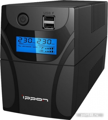 Купить Источник бесперебойного питания Ippon Back Power Pro II 700 420Вт 700ВА черный в Липецке