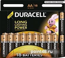 Купить Батарея Duracell Basic LR6-18BL MN1500 AA (18шт) в Липецке