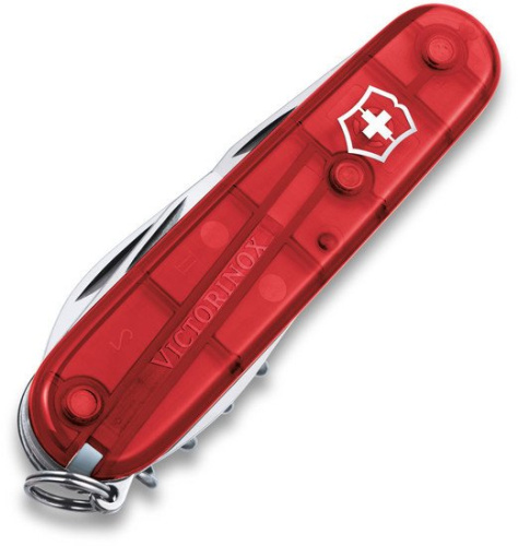 Купить Нож перочинный Victorinox Spartan (1.3603.T) 91мм 12функций красный полупрозначный карт.коробка в Липецке фото 3