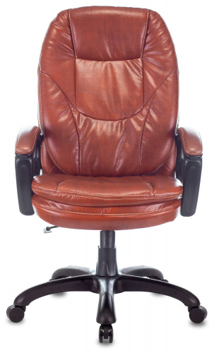 Кресло руководителя Бюрократ CH-868N коричневый Boroko-37 искусственная кожа крестовина пластик фото 2