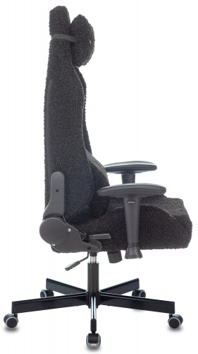 Кресло игровое Knight T1 черный экомех с подголов. крестовина металл фото 3