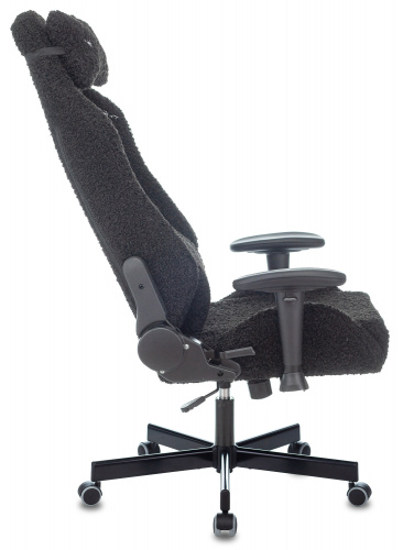 Кресло игровое Knight T1 черный экомех с подголов. крестовина металл фото 5