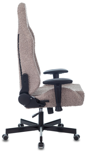 Кресло игровое Knight T1 серый экомех с подголов. крестовина металл фото 14