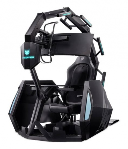 Кресло игровое Acer Predator Thronos Air PGC 910 черный сиденье черный искусственная кожа пластик черный
