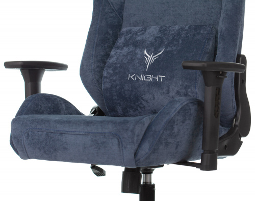 Кресло игровое Knight N1 Fabric синий Light-27 с подголов. крестовина металл фото 7