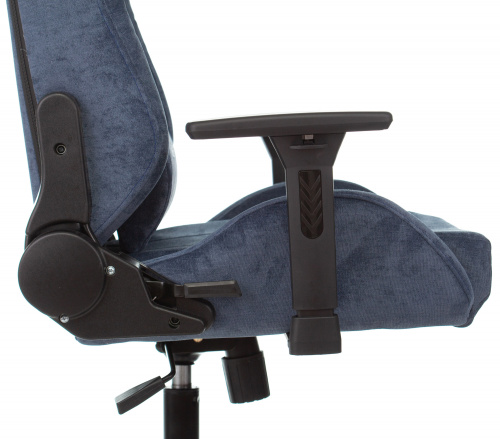 Кресло игровое Knight N1 Fabric синий Light-27 с подголов. крестовина металл фото 9