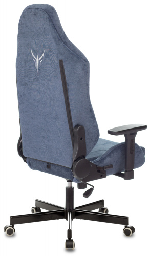 Кресло игровое Knight N1 Fabric синий Light-27 с подголов. крестовина металл фото 12